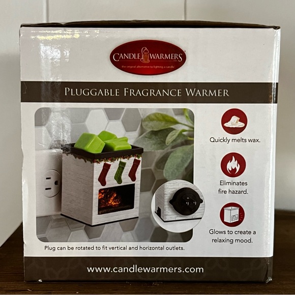 NIB Holiday Fireplace Pluggable Fragrance Warmer - Picture 6 of 8